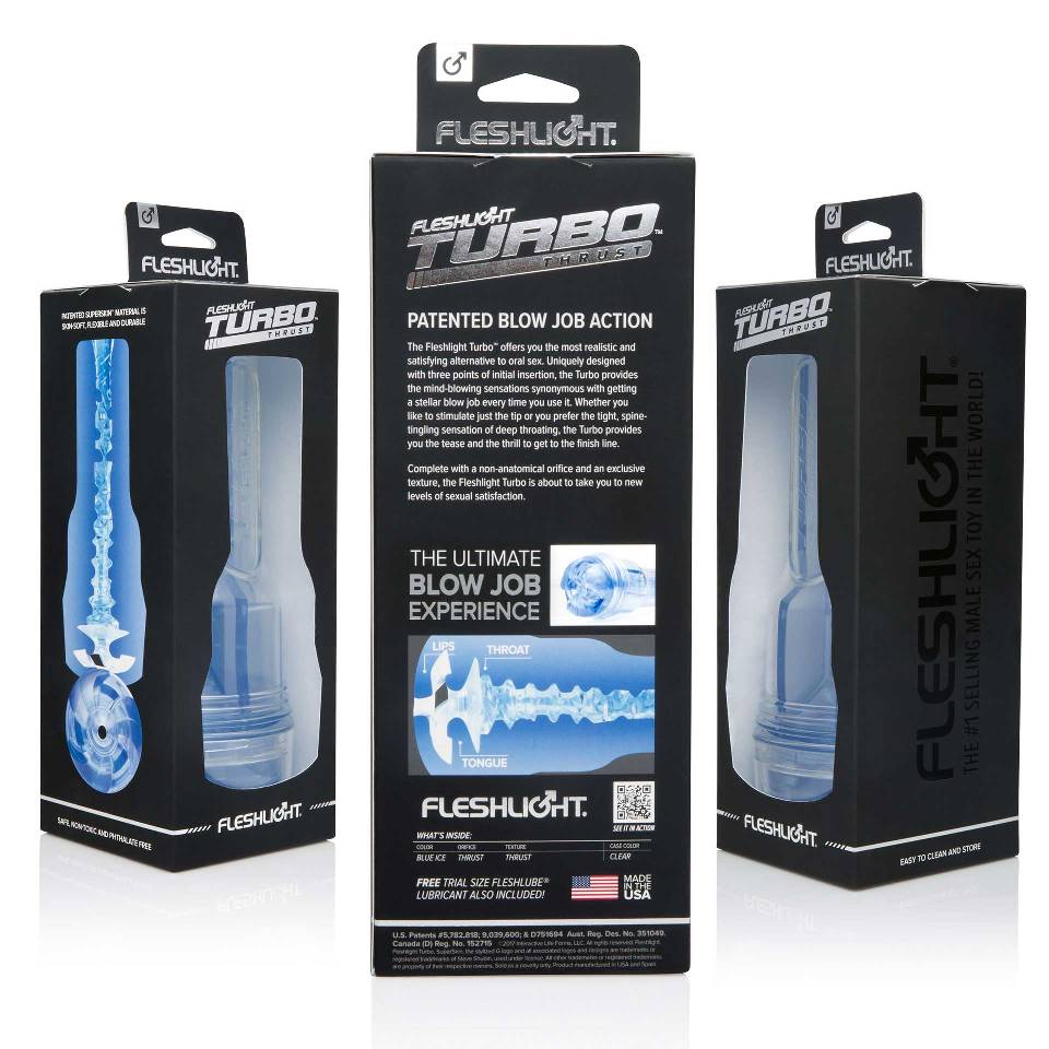 Fleshlight Turbo Thrust Máy Bay Cup Xanh 25.4cm