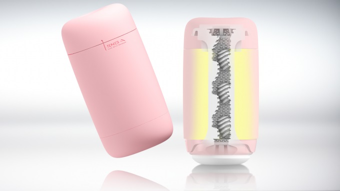 Tenga Puffy Cốc Ruột Hồng Dâu 16.5cm Nhật