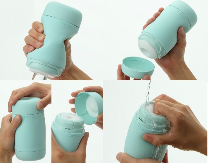 Tenga Puffy Waves Latte Nâu - Cup Bọt Biển Nhật Siêu Phẩm