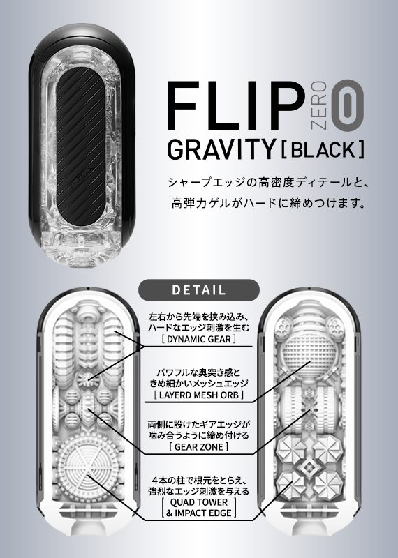 Tenga Flip Zero Gravity Máy Bay Cup Đen Siêu Thật 18cm