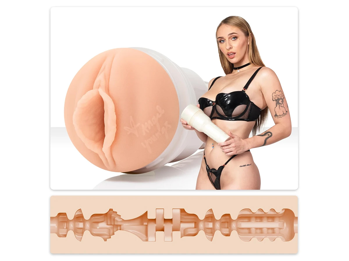 Fleshlight Angel Youngs Sweetness Âm Đạo Siêu Da 10 Inch