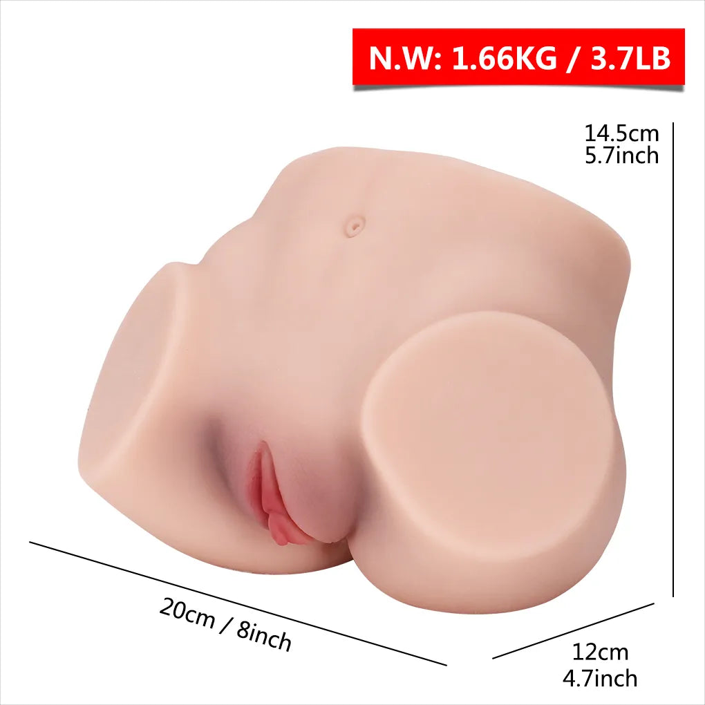 2IN1 Vagina Anus Masturbator Thật Chặt Khoái Cảm