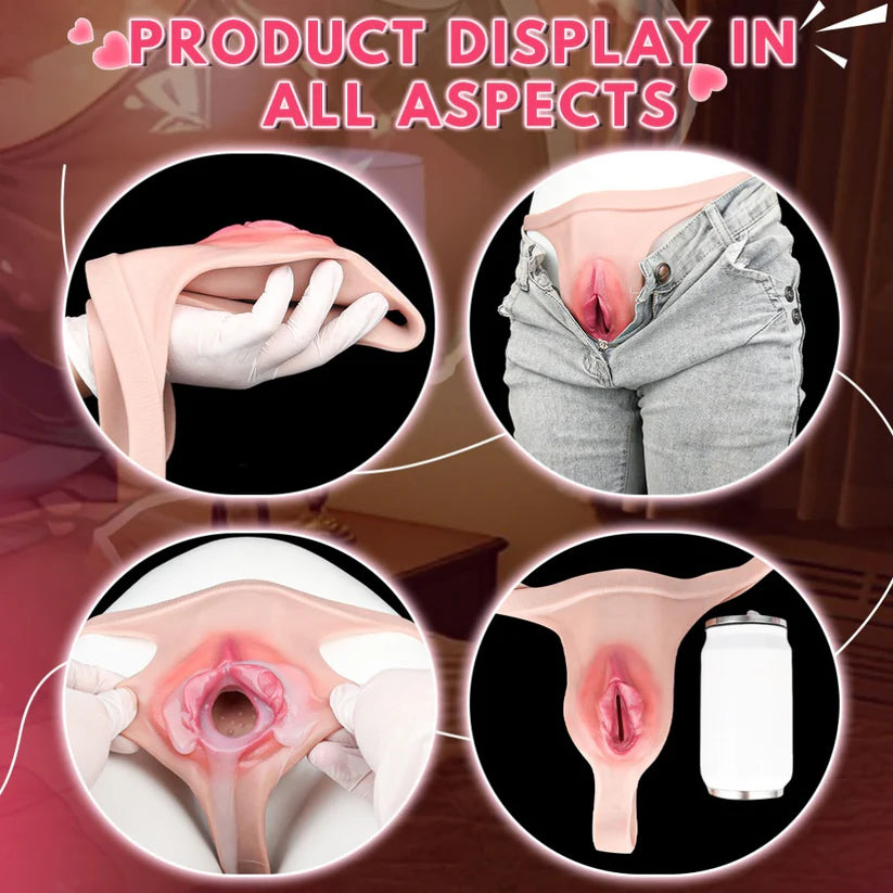 G1223 Âm Đạo Silicon Thật Cho Strap-on Nam