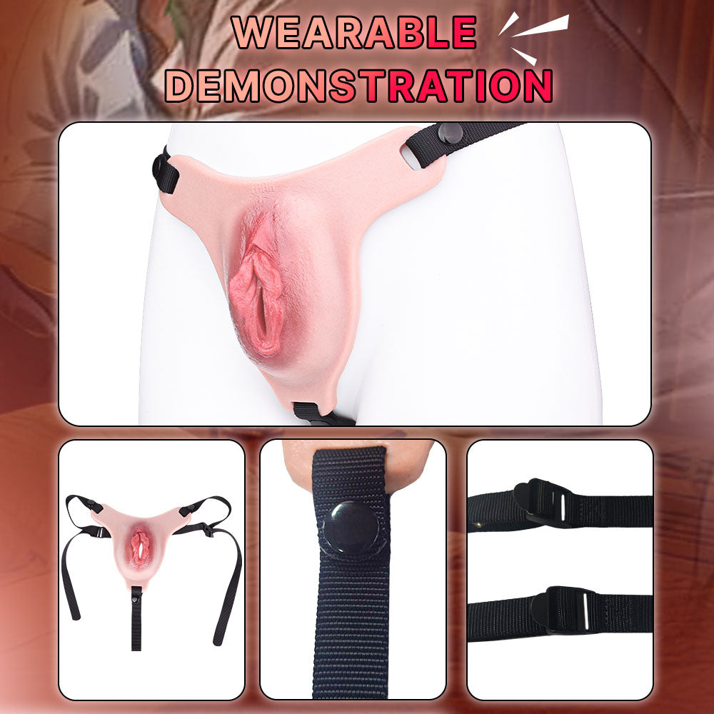 G1156 Miếng Lồn Silicone Đeo Được Nam Gay Thực Tế
