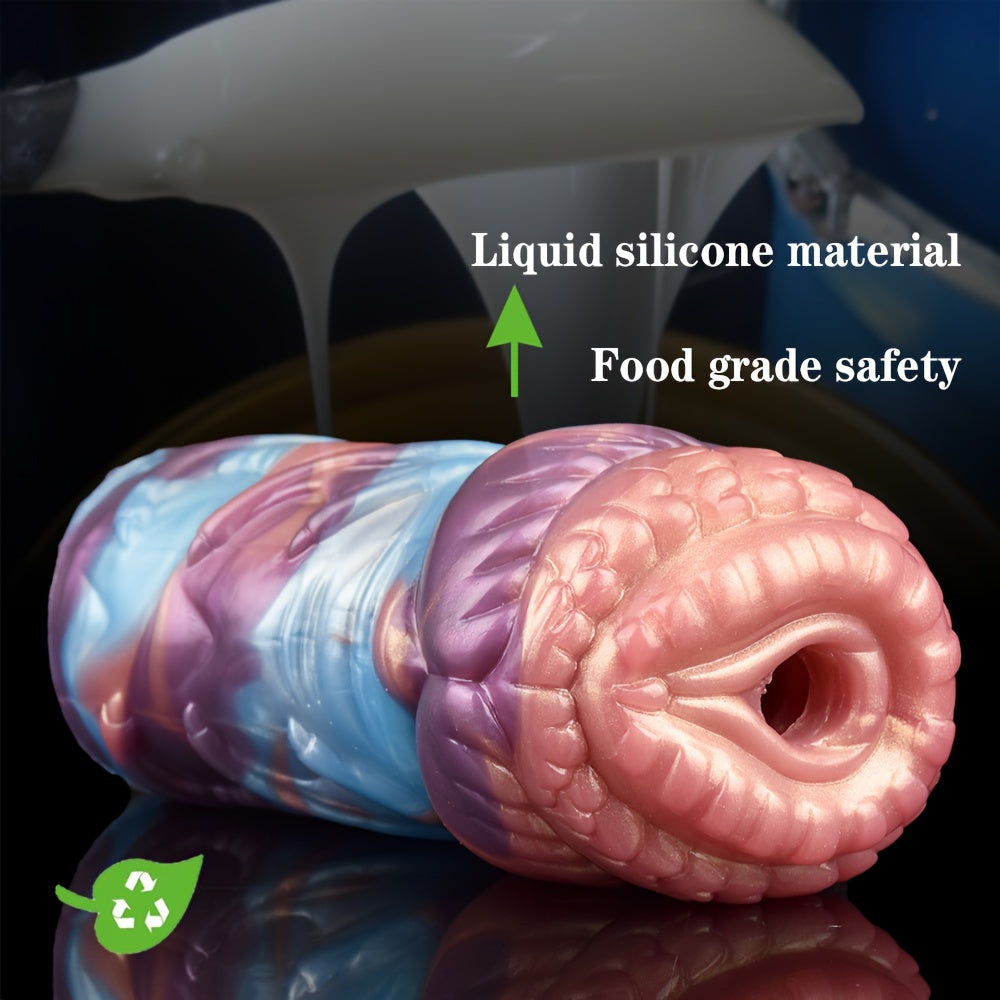 Pocket Pussy Silicone Luyện Tập Màu Sắc Siêu Thực Tế