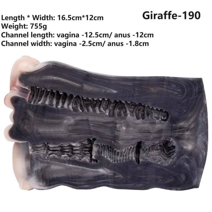 Giraffe Pussy 2 Lỗ Cốc Thủ Dâm Hoang Dã Siêu Mê