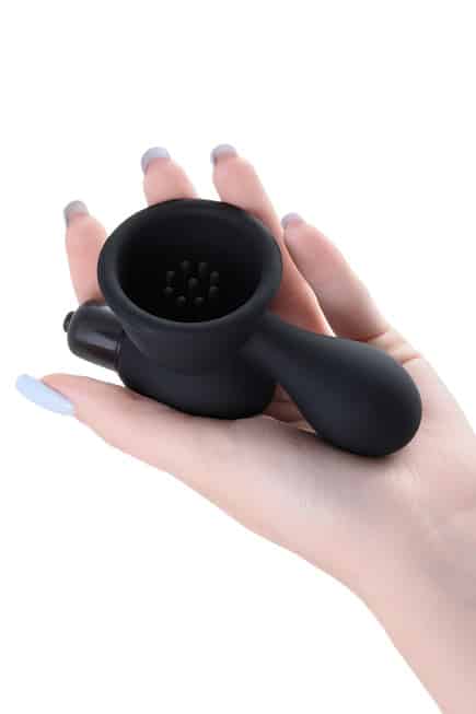 TOYFA Nipple Vibrator Đen Rung Mạnh Khoái Lạc 