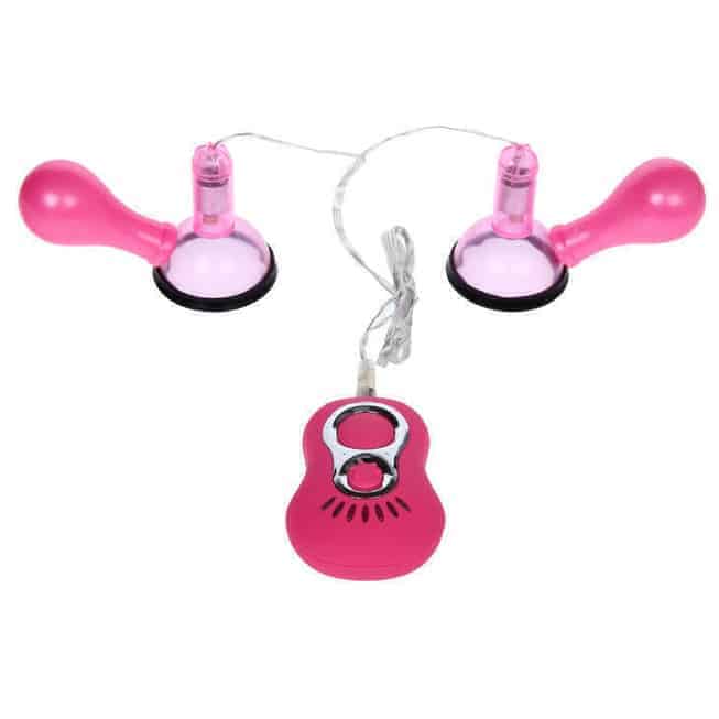 Pump rung núm vú Baile hồng massage ngực phê 