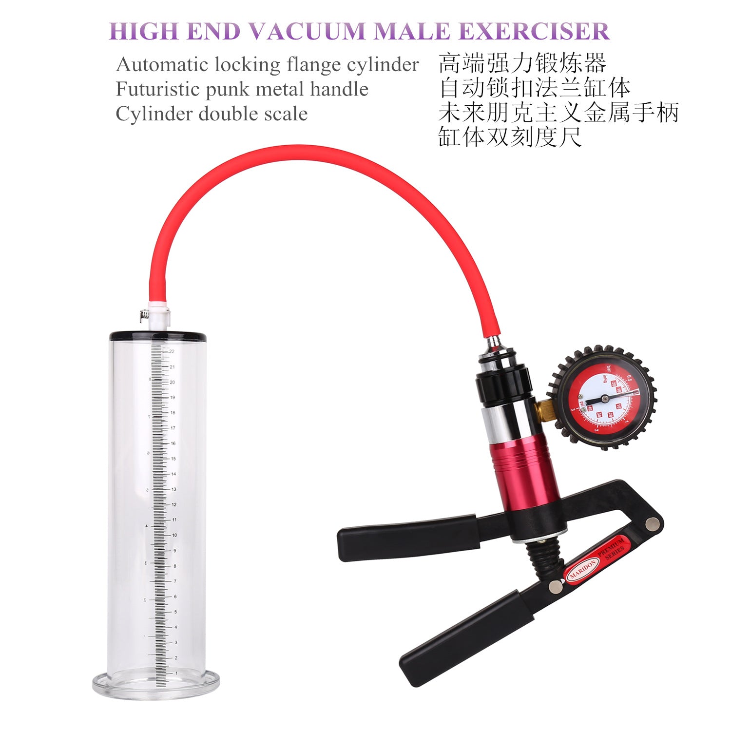 Bơm Penis Metal Thép Nở Lớn An Toàn Tăng Kích Cỡ