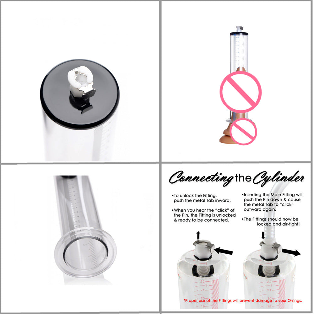 Bơm Penis Metal Thép Nở Lớn An Toàn Tăng Kích Cỡ