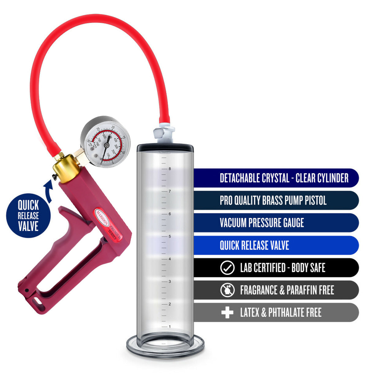 Bơm Hút Dương Vật Acrylic Tăng Kích Thước 