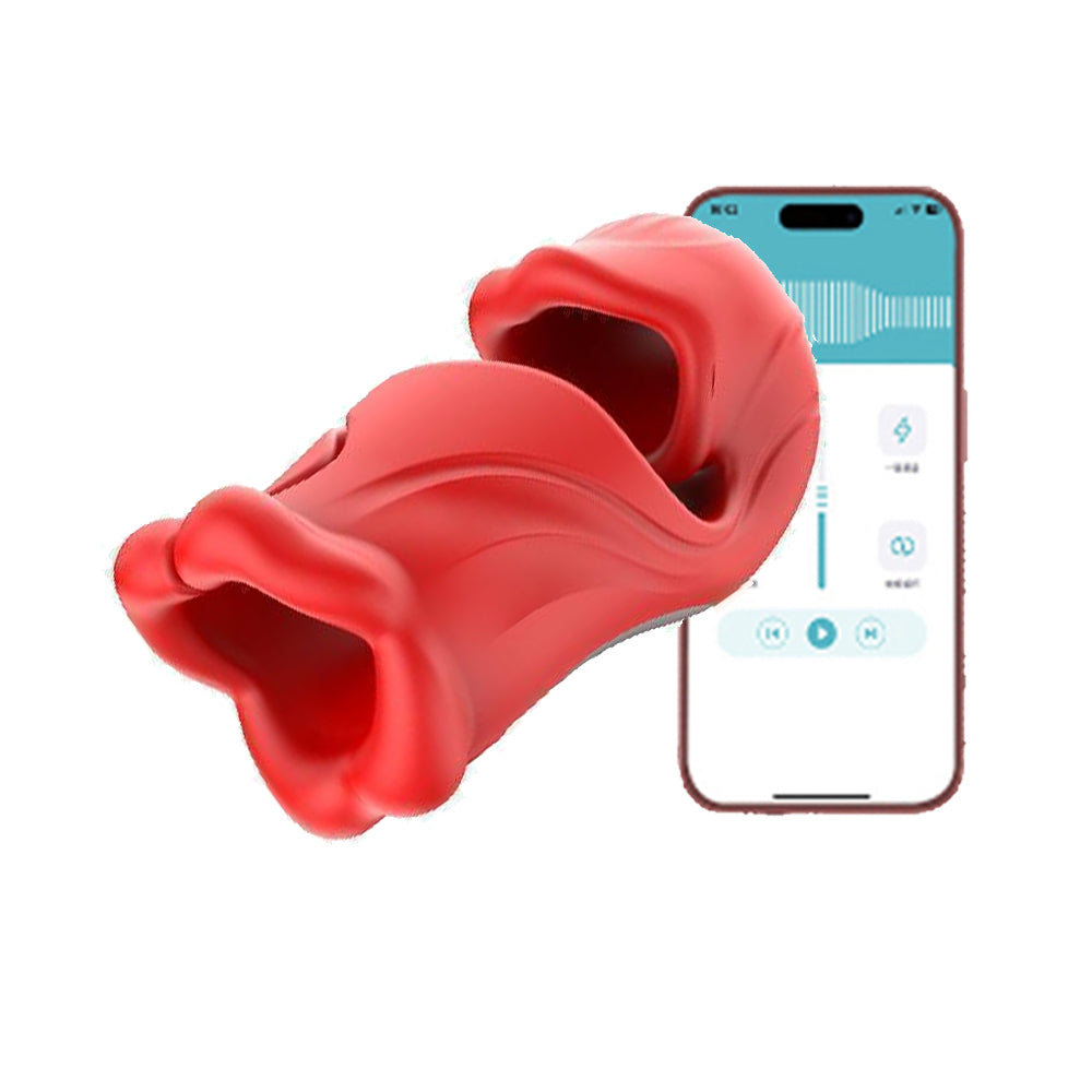 Glans Clip Rung App Điều Khiển Masturbator Nam 