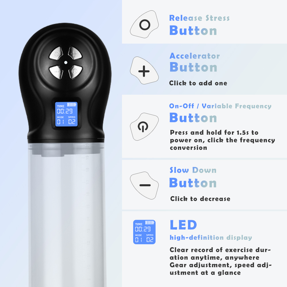 Hannibal Bơm Thuỷ Lực Nam Tự Động Mở Rộng Sạc Pin