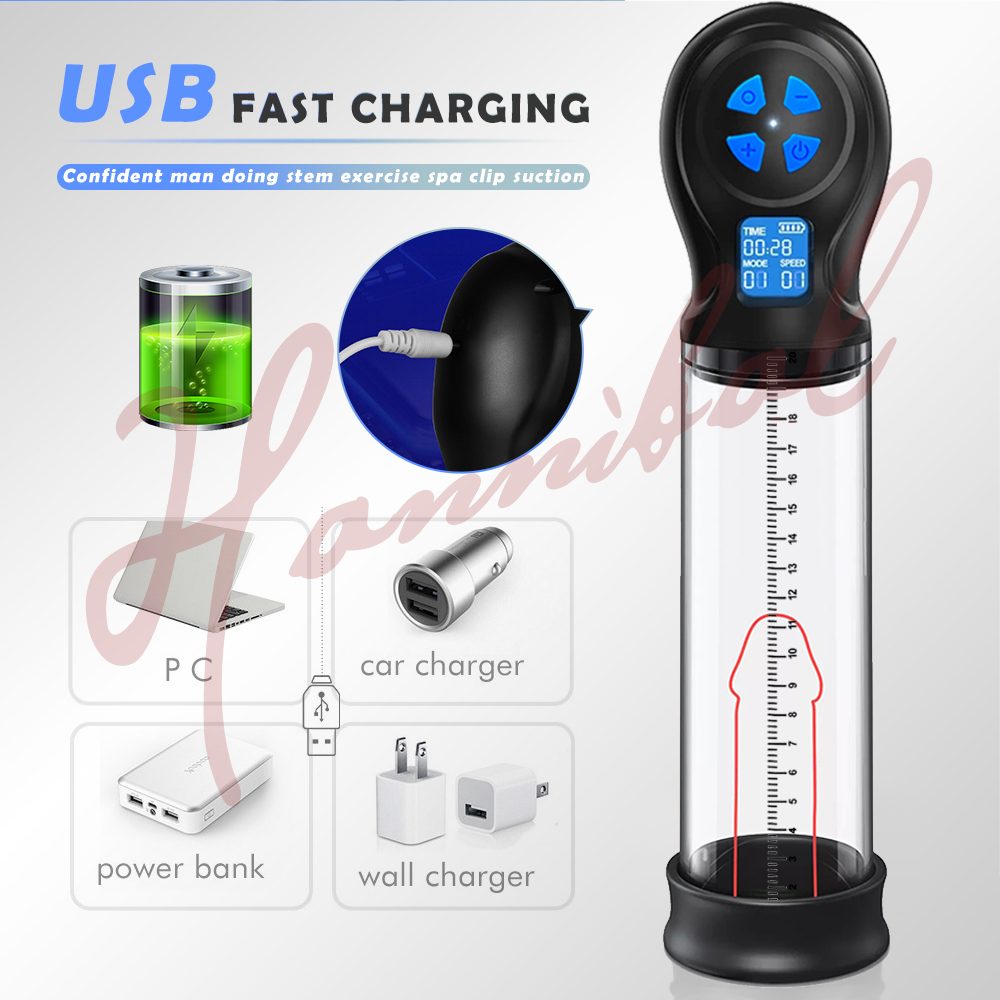 Hannibal Bơm Thuỷ Lực Nam Tự Động Mở Rộng Sạc Pin