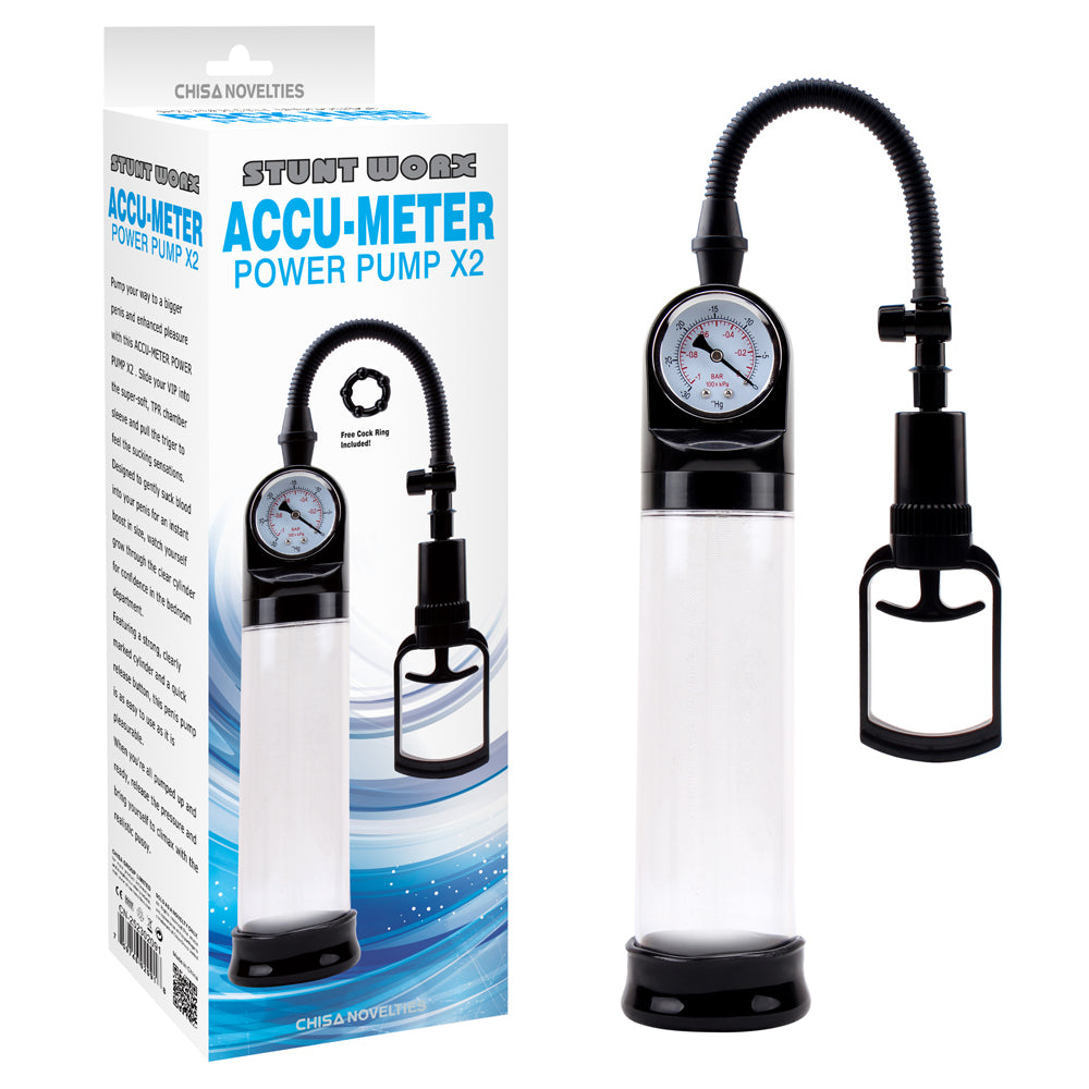Stunt Worx Accu-Meter Bơm Tăng Cường Cương X2 Hiệu Quả