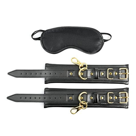 Sportsheets金扣手銬眼罩套裝 奢華束縛入門 