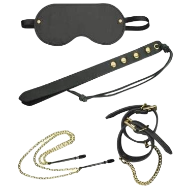  Đại lý Spartacus Kink Kit da đen đồng BDSM starter đầy đủ  giá tốt 