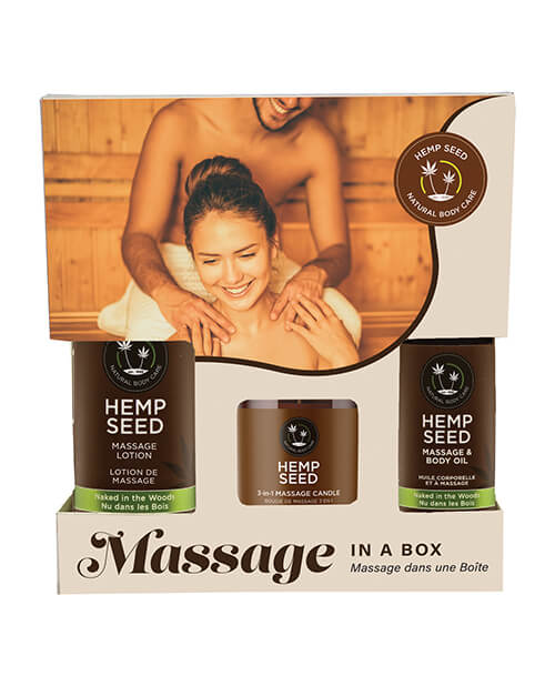 Earthly Body Massage Box Dầu Thư Giãn Đầy Đủ 