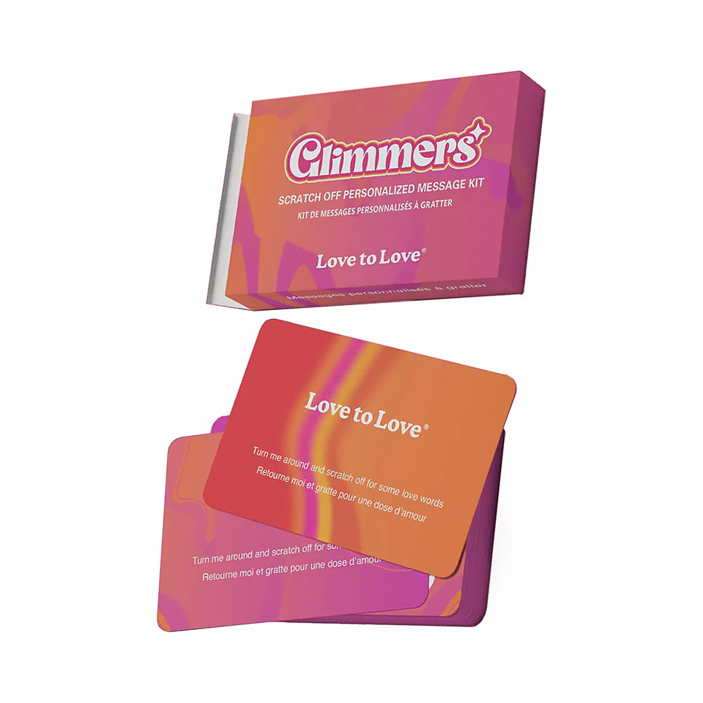 Glimmers Scratch Off Card Cá Nhân Hóa Siêu Dễ Thương Tình Yêu 