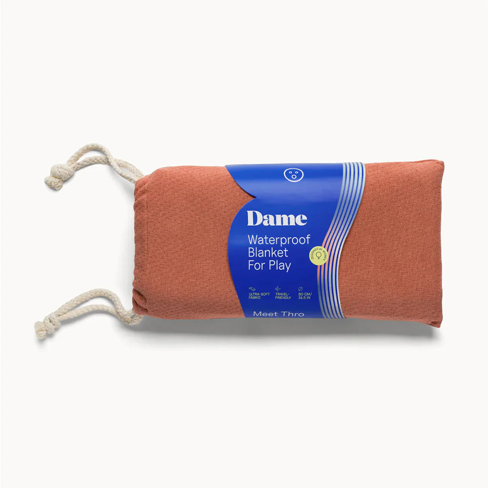 Dame Thro Sex Blanket tròn chống thấm mềm mại tự do đam mê 