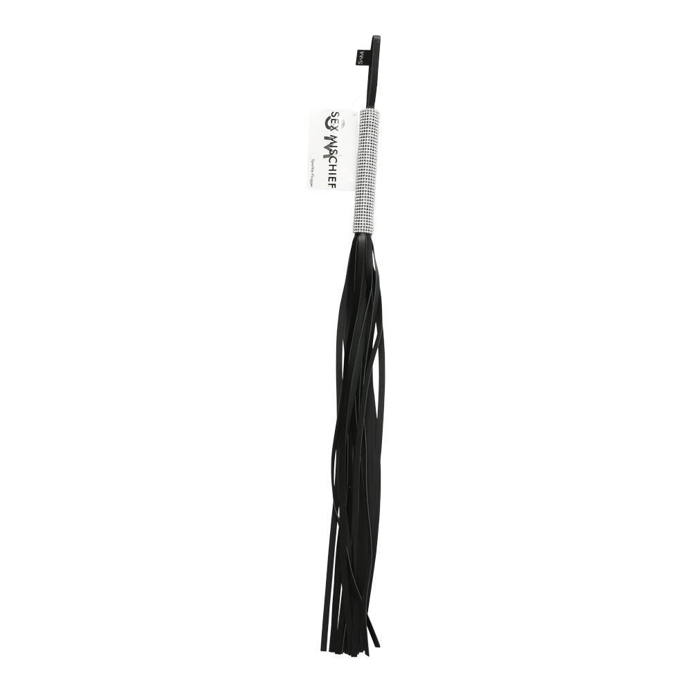 Flogger Vegan Da Lấp Lánh Sparkle BDSM Sang Trọng 
