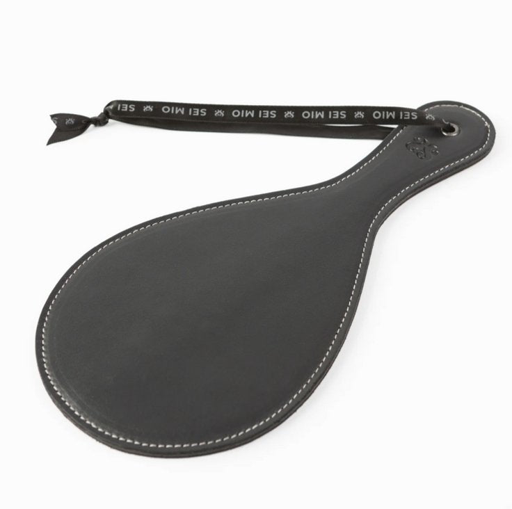 SEI MIO paddle spanking tròn đen BDSM impact mạnh mẽ 