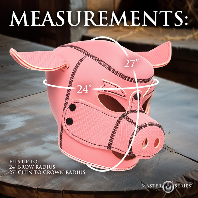 Master Swine Mũ Lợn Neoprene Roleplay Tinh Nghịch
