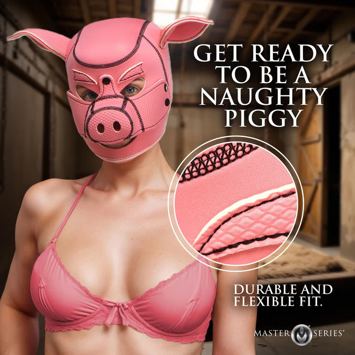Master Swine Mũ Lợn Neoprene Roleplay Tinh Nghịch