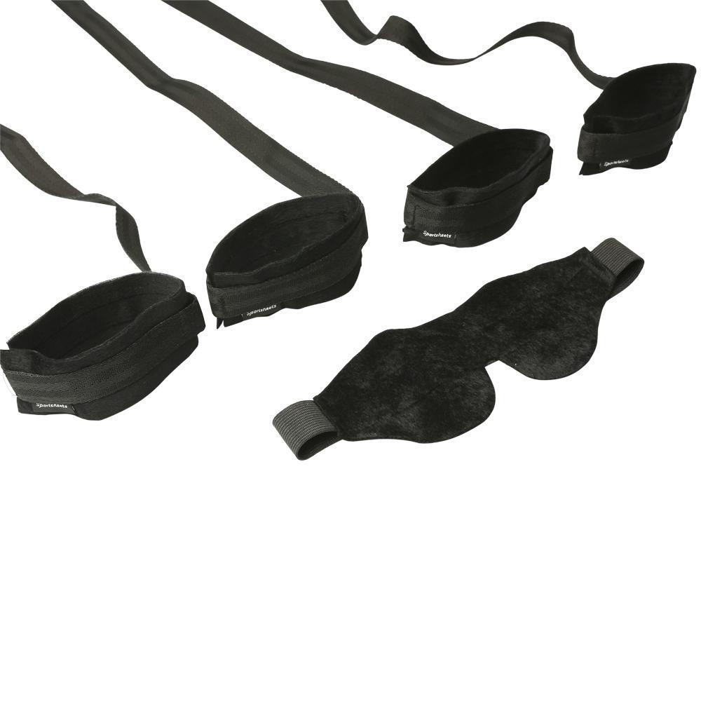 Sportsheets First Bondage Kit còng bịt mắt