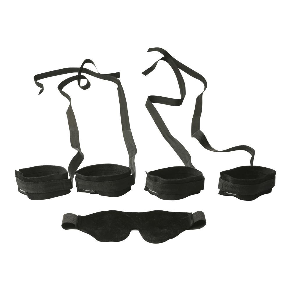 Sportsheets First Bondage Kit còng bịt mắt
