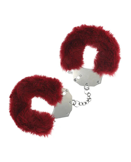 Shots Ouch Fluffy Handcuffs lông mềm heavy-duty chơi đùa