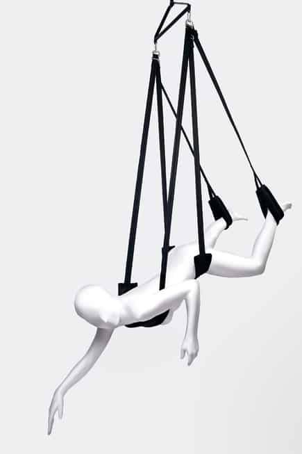 Toyfa Anonymo Xích Đu Tình Dục Đen 136cm Bay Bổng