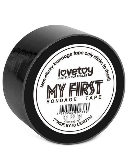 Băng dính bondage PVC Lovetoy 15m đen cố định