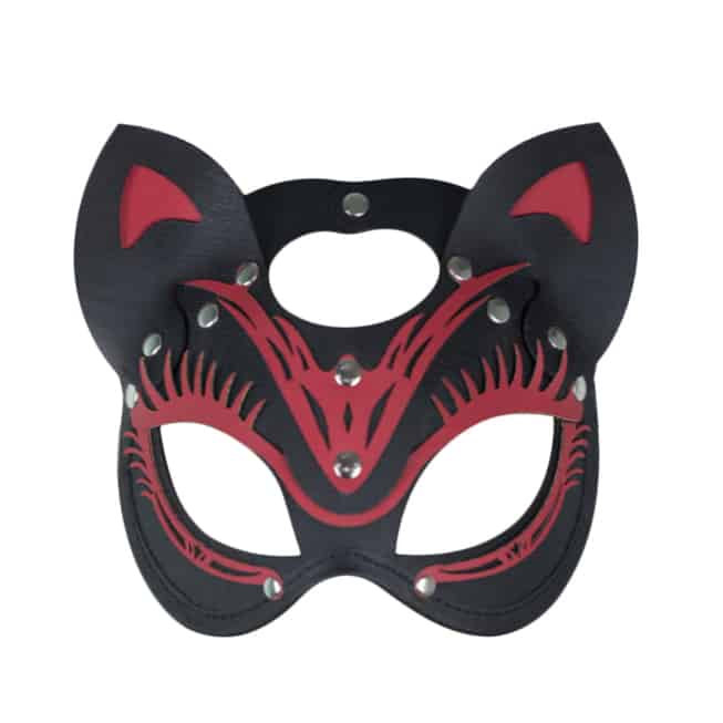 LoveToy Mặt Nạ Mèo Đen Đỏ Gợi Cảm Roleplay
