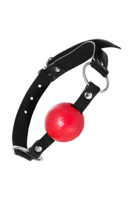 Klyap Toyfa Bóng Đỏ Da BDSM Im Lặng