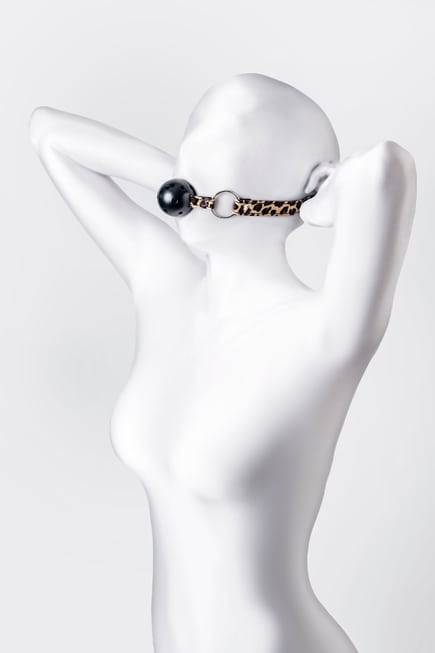 Ball Gag Anonymo Báo Đốm Kẹp Miệng Hướng Dẫn