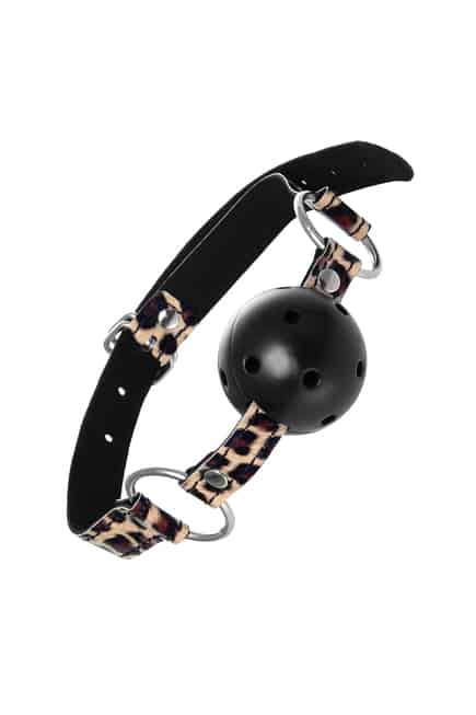 Ball Gag Anonymo Báo Đốm Kẹp Miệng Hướng Dẫn
