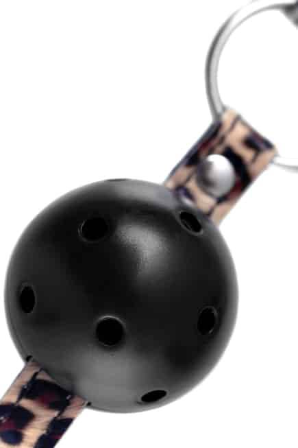 Ball Gag Anonymo Báo Đốm Kẹp Miệng Hướng Dẫn