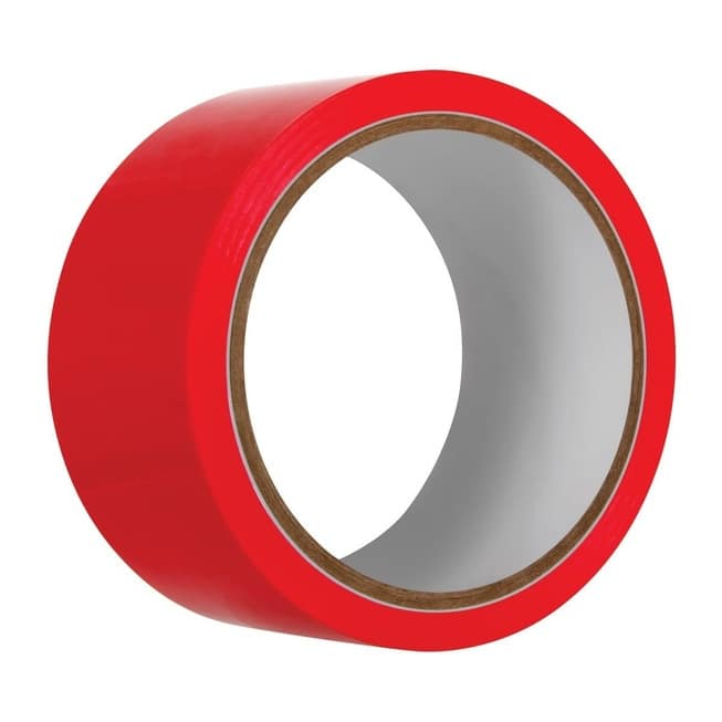 Evolved Bondage Tape Đỏ PVC 19.5m Trói Dễ Dùng Hấp Dẫn
