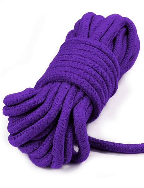 Dây Trói Lovetoy Tím 10m Cotton Siêu Mềm Bền