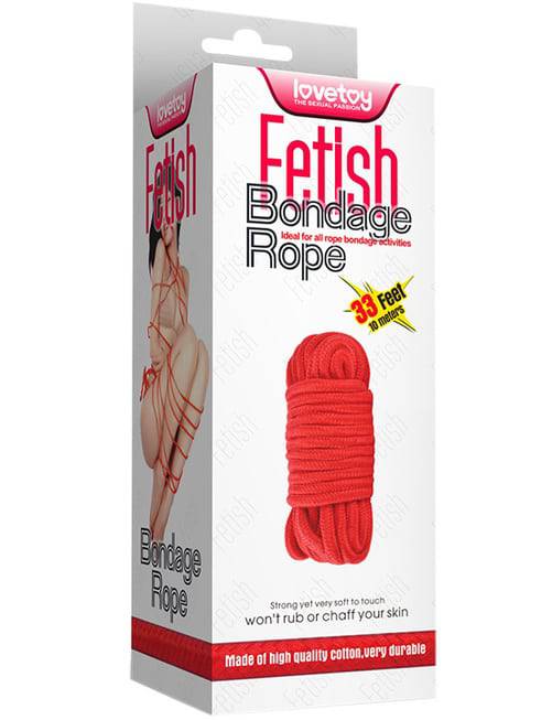Dây Cotton Lovetoy Đen 10m 8mm Bondage Siêu Mềm