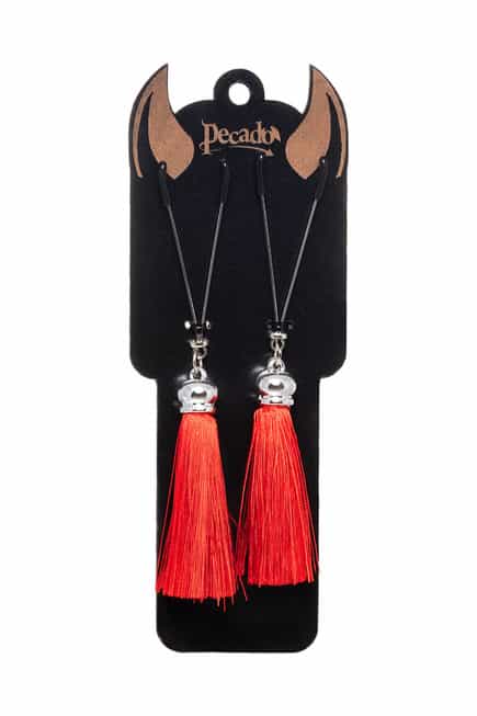 Pecado Kẹp Núm BDSM Lông Đỏ Khoái Lạc Mãnh