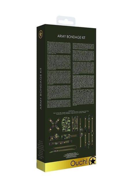 Bộ BDSM Shots Army camo 10 món trói buộc cực đỉnh