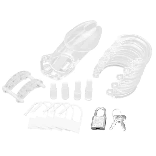Lồng Dương Vật BlueLine Acrylic Trong Suốt BDSM Kiểm Soát Hoàn Hảo