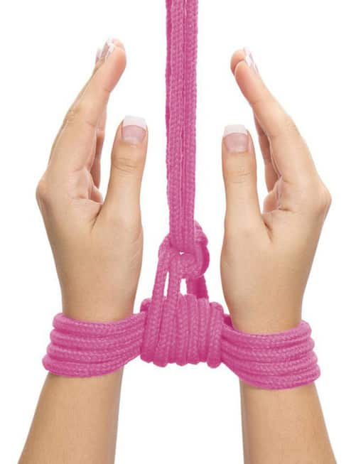 Lovetoy Dây Trói Hồng 10m Bông Mềm Erotica