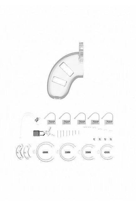 Khóa Shots Cage 10 Plug Trong Suốt