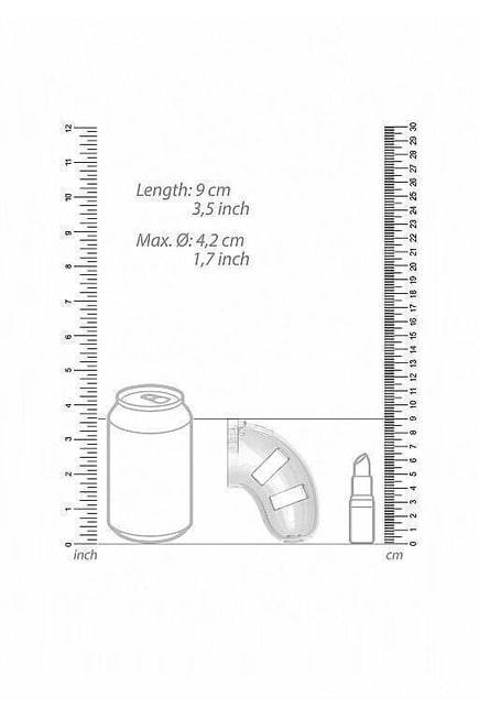 Khóa Shots Cage 10 Plug Trong Suốt