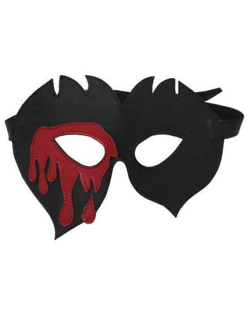 Maska Vampire Óc Kính Da Đen Quyến Rũ Nóng Bỏng