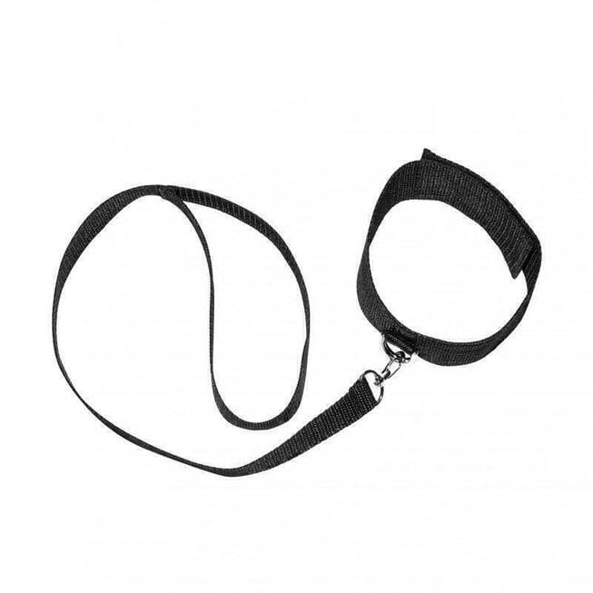 Jaga Myth Collar Leash Đen BDSM Quyền Lực Thống Trị