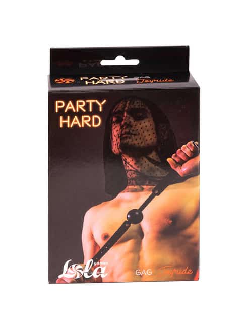 Gag Lola Party Hard 64cm PVC BDSM nô lệ im lặng hoang dã
